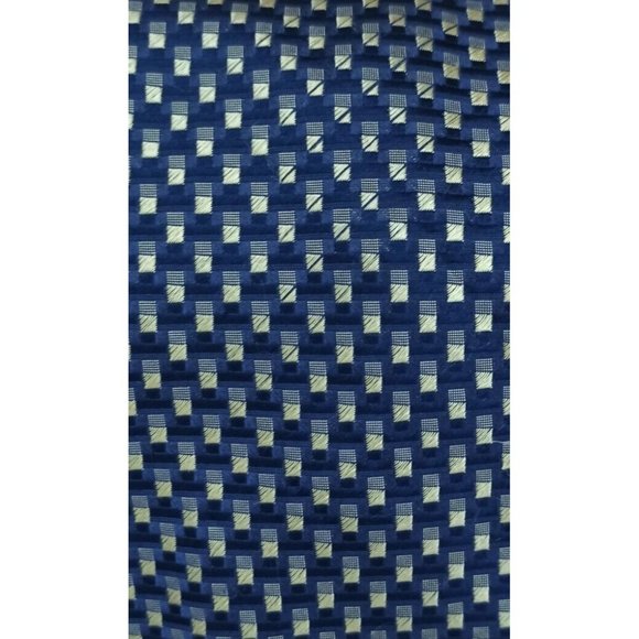 CANALI Blue Geometric Silk Tie ITALY 58"/ 3.8" EC - Picture 4 of 4